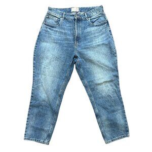 EVERLANE The Curvy 90s Cheeky Straight Jeans in Medium Wash Organic cotton SZ 32